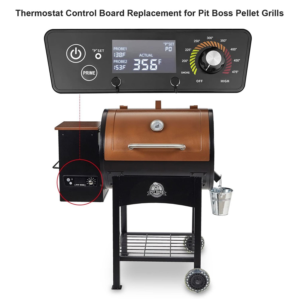 Upgraded Control Board for Pit Boss Wood Controller Board,