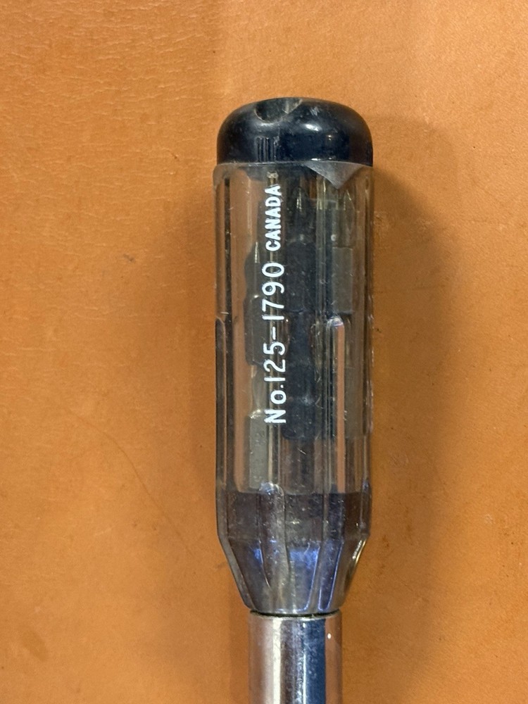 FULLER Ratcheting Screwdriver Dial-A-Bit / Switch-A-Bit No. 125-1790 Canada