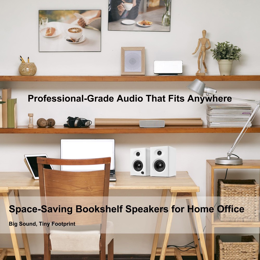 Computer Speakers for Desktop PC, 60W Bluetooth Surround Sound Speakers with
