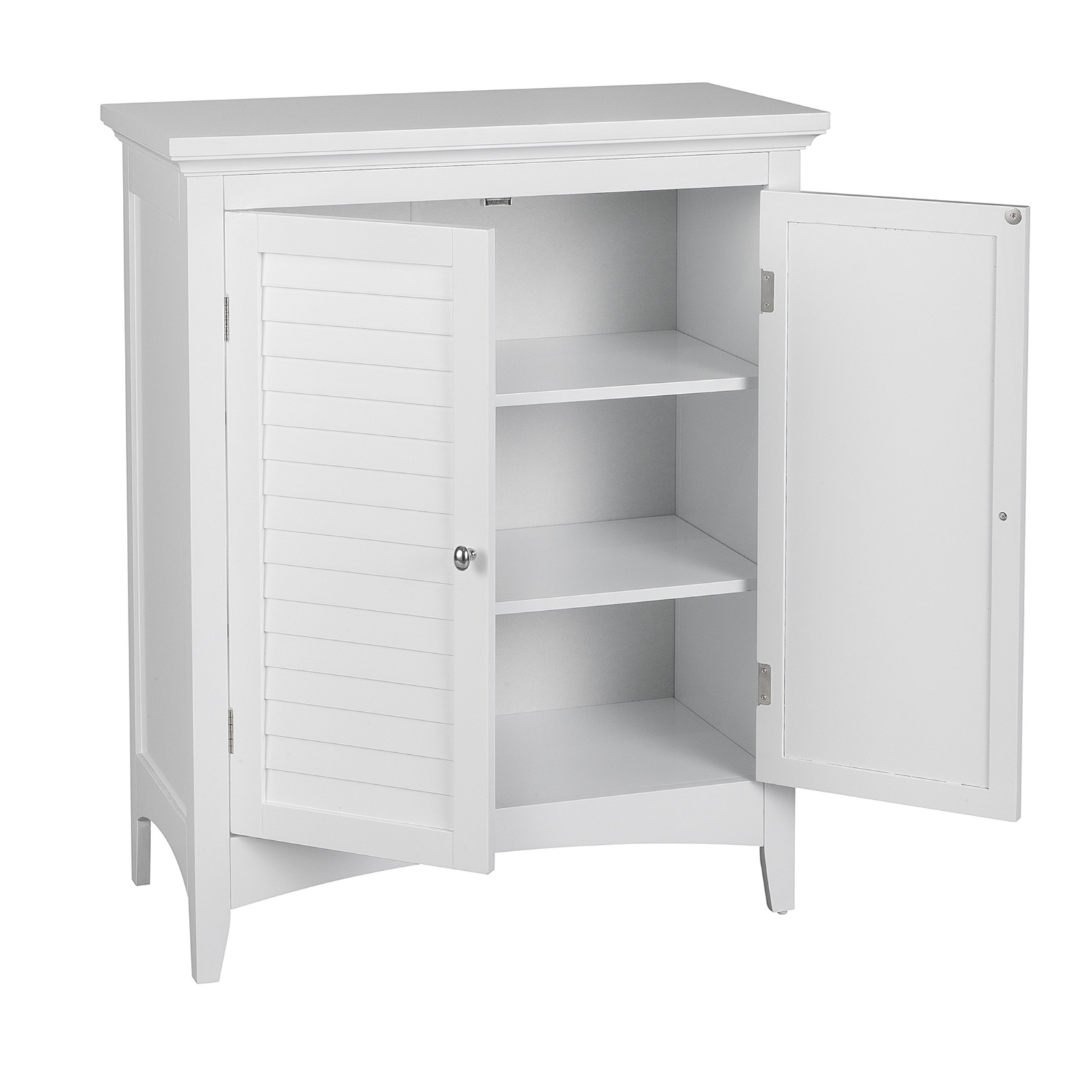 Wooden Bathroom Free Standing Cabinet Unit White