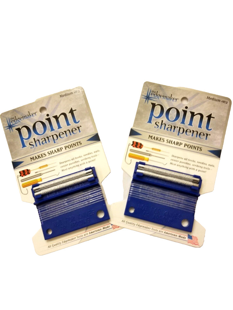 EDGEMAKER POINT Sharpener - SHARPENS ANYTHING WITH A POINT - MED GRIT #102 - USA