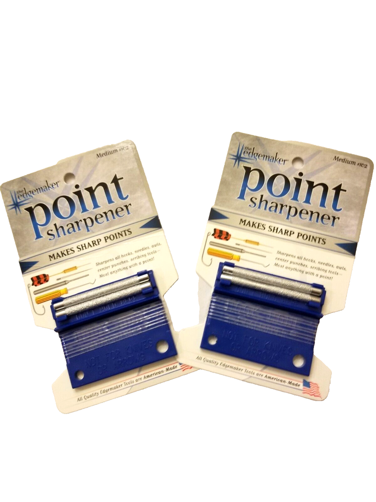 EDGEMAKER POINT Sharpener - SHARPENS ANYTHING WITH A POINT - MED GRIT #102 - USA