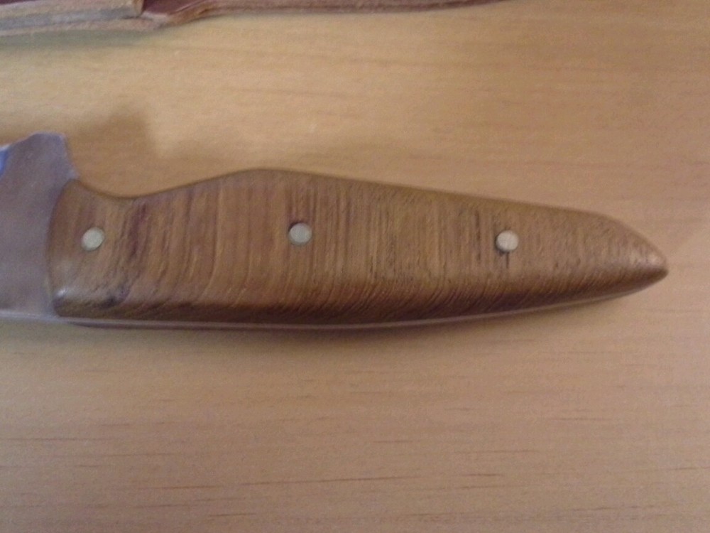 Handmade 3 1/2" Blade Drop Point Knife with Sheath
