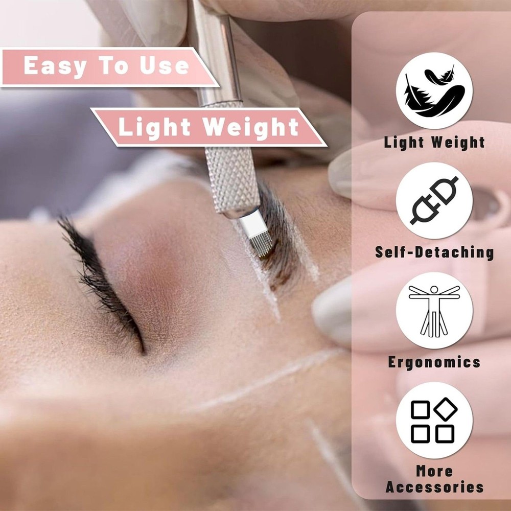 NEW 185pc Complete Microblading Eyebrow Kit Training Kit Cosmetology Students