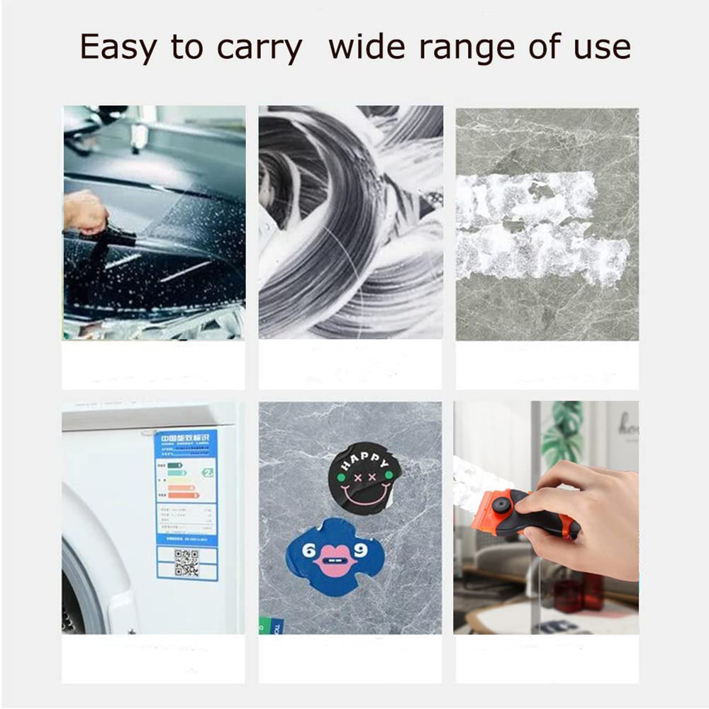 Mini Razor Blade Scraper Removal Sticker Glue Plastic Double Edged Hand Tools
