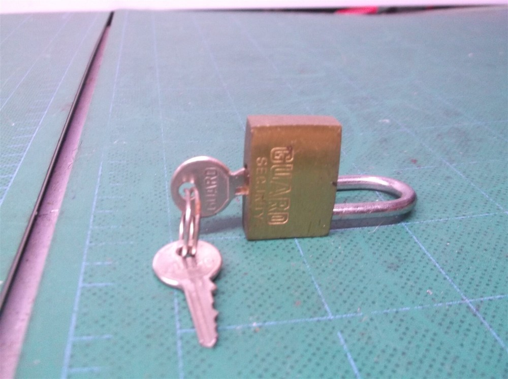 Guard Security High Security Padlock 622 Rust Proof Solid Brass Body 1” 2 Keys