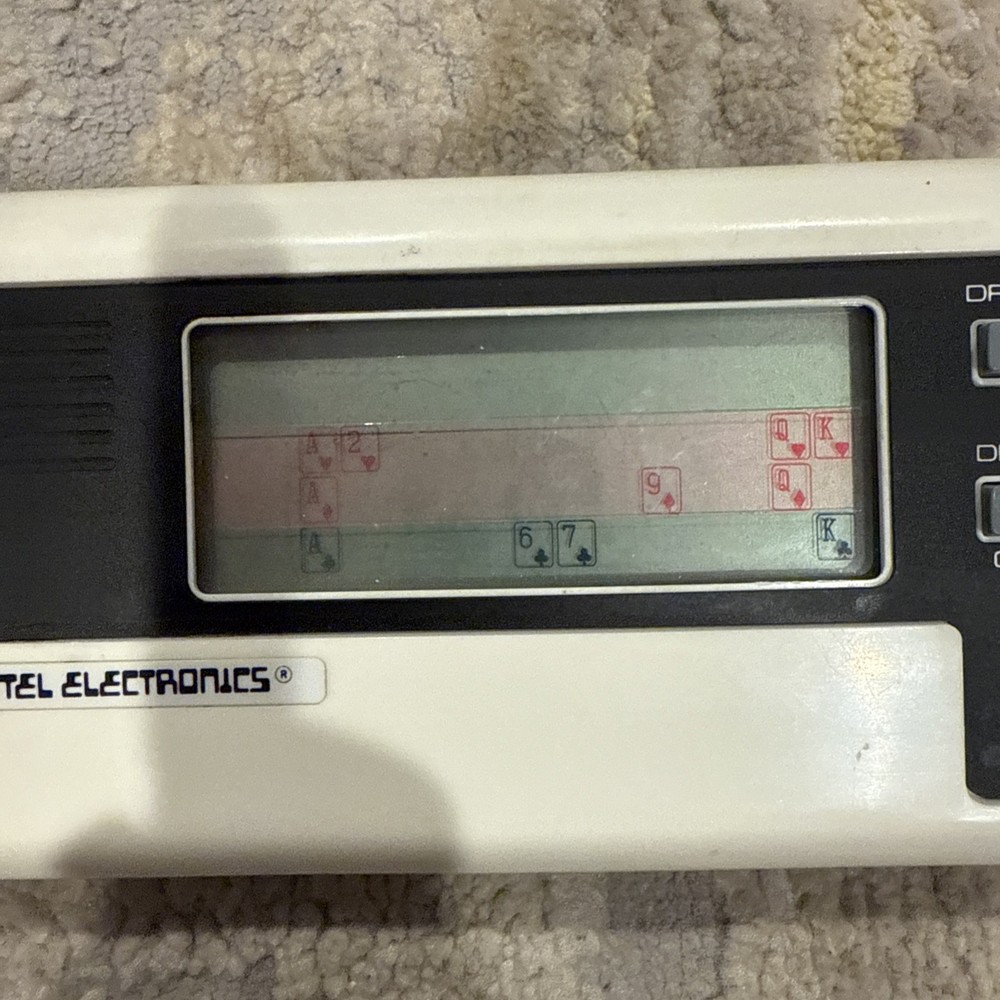 Vtg 1979 Mattel Electronics Computer Gin Handheld Game Console WORKS