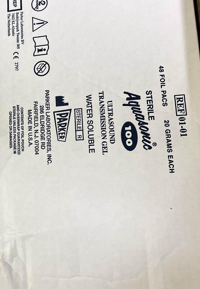 Aquasonic Ultrasound Transmission Gel Packs, 48 Foil Packs