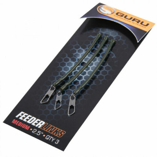 Guru Feeder Links Small 2", Medium 2.5" and Large 3" Feeder Fishing Korda Guru
