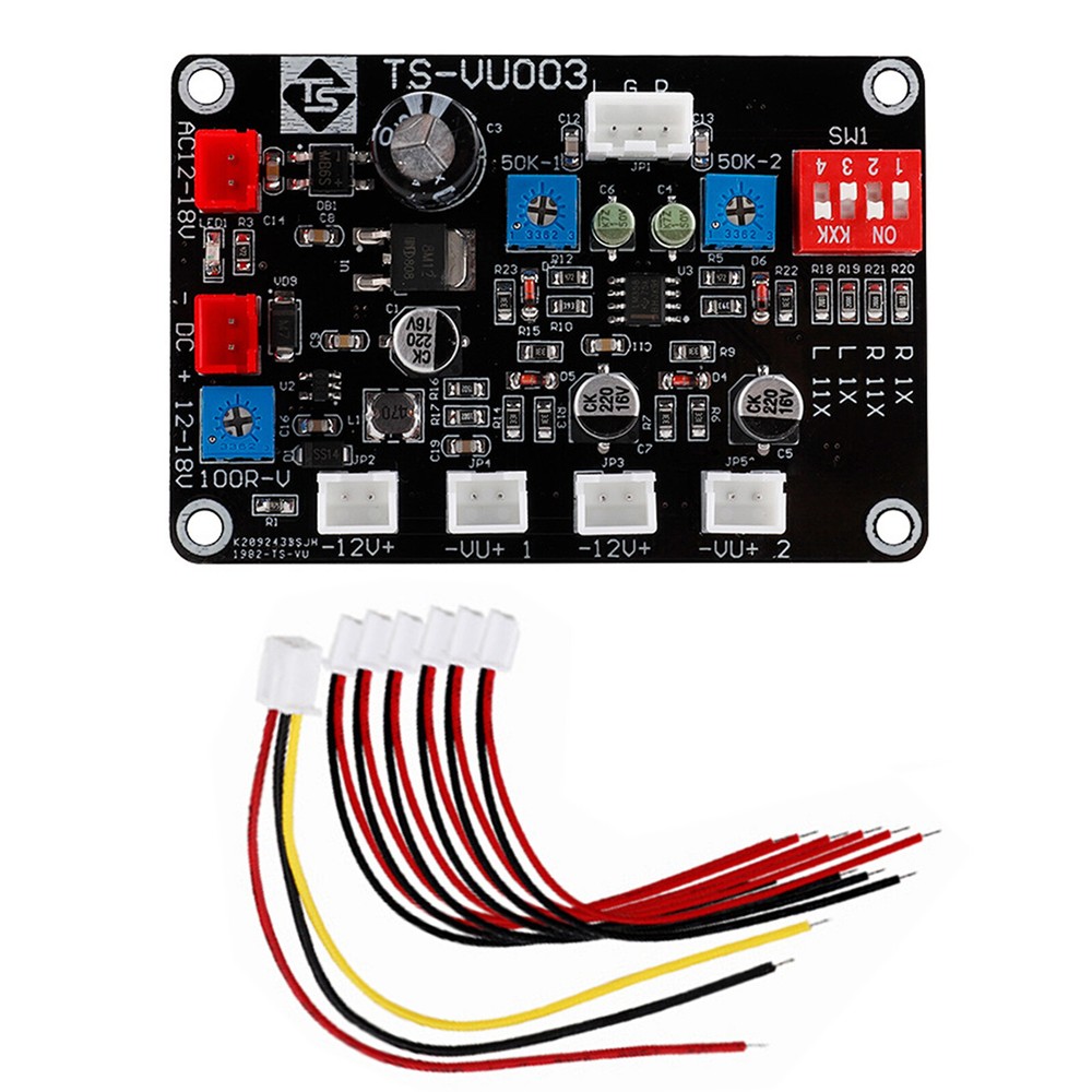 2pc TN-90A VU Meter DB Level Header Chassis Backlight with TS-VU003 Driver board