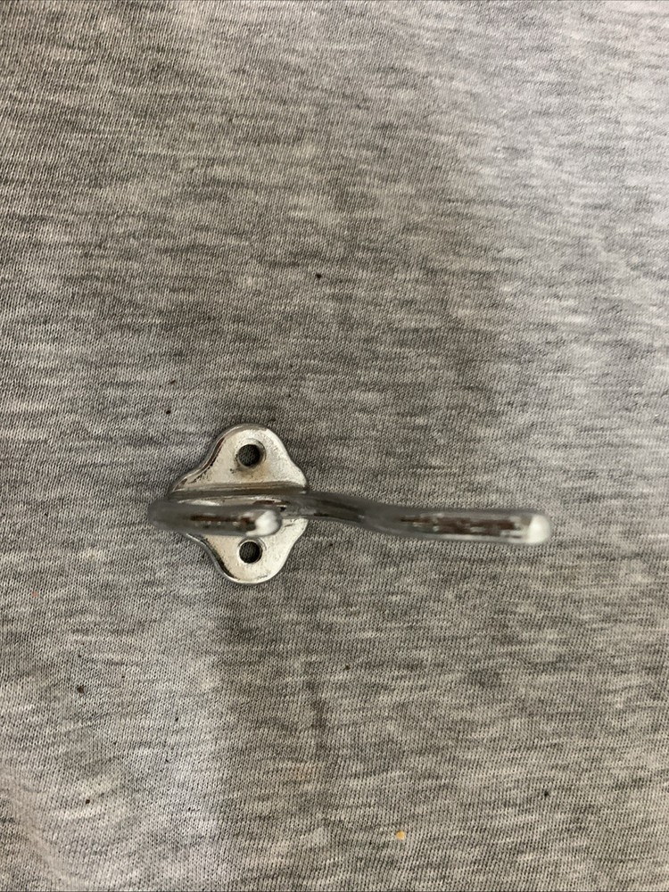 Vintage Small Chrome Double Coat Hook