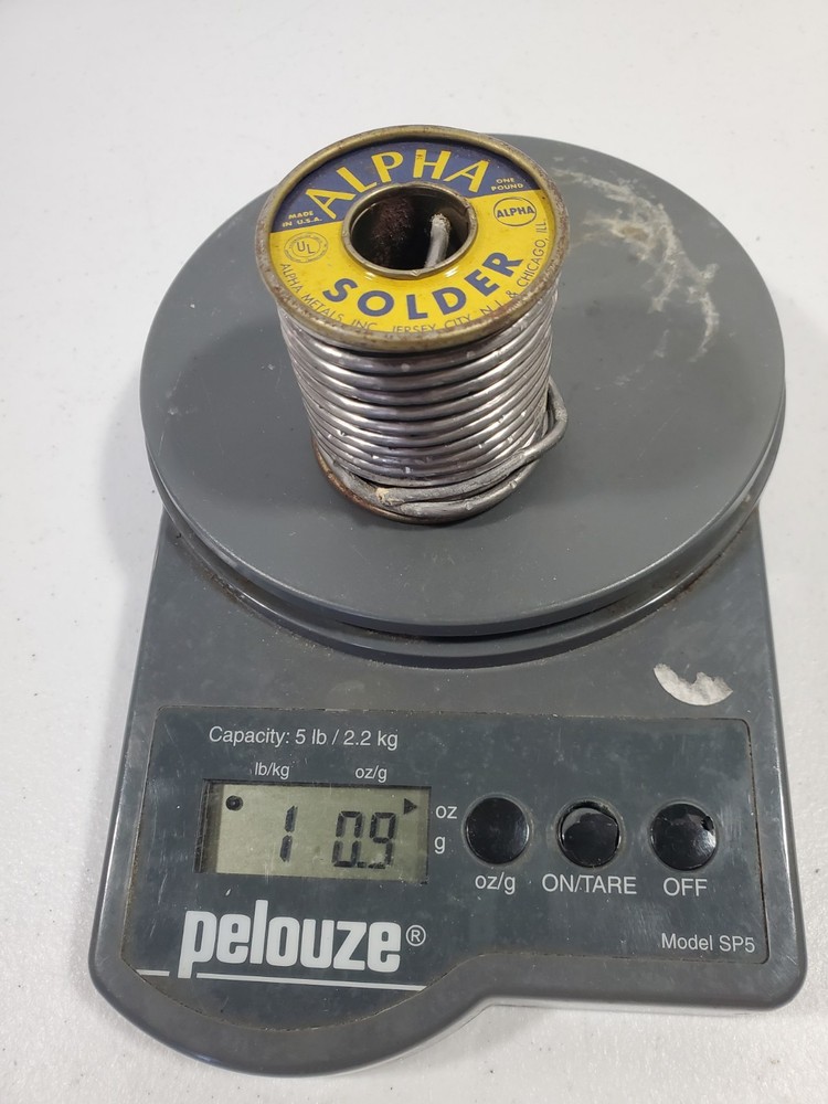 Alpha Solder 40/60 Acid Core .125 diameter