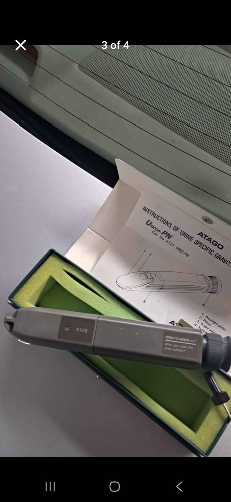 Refractometer, Specific Density Meter