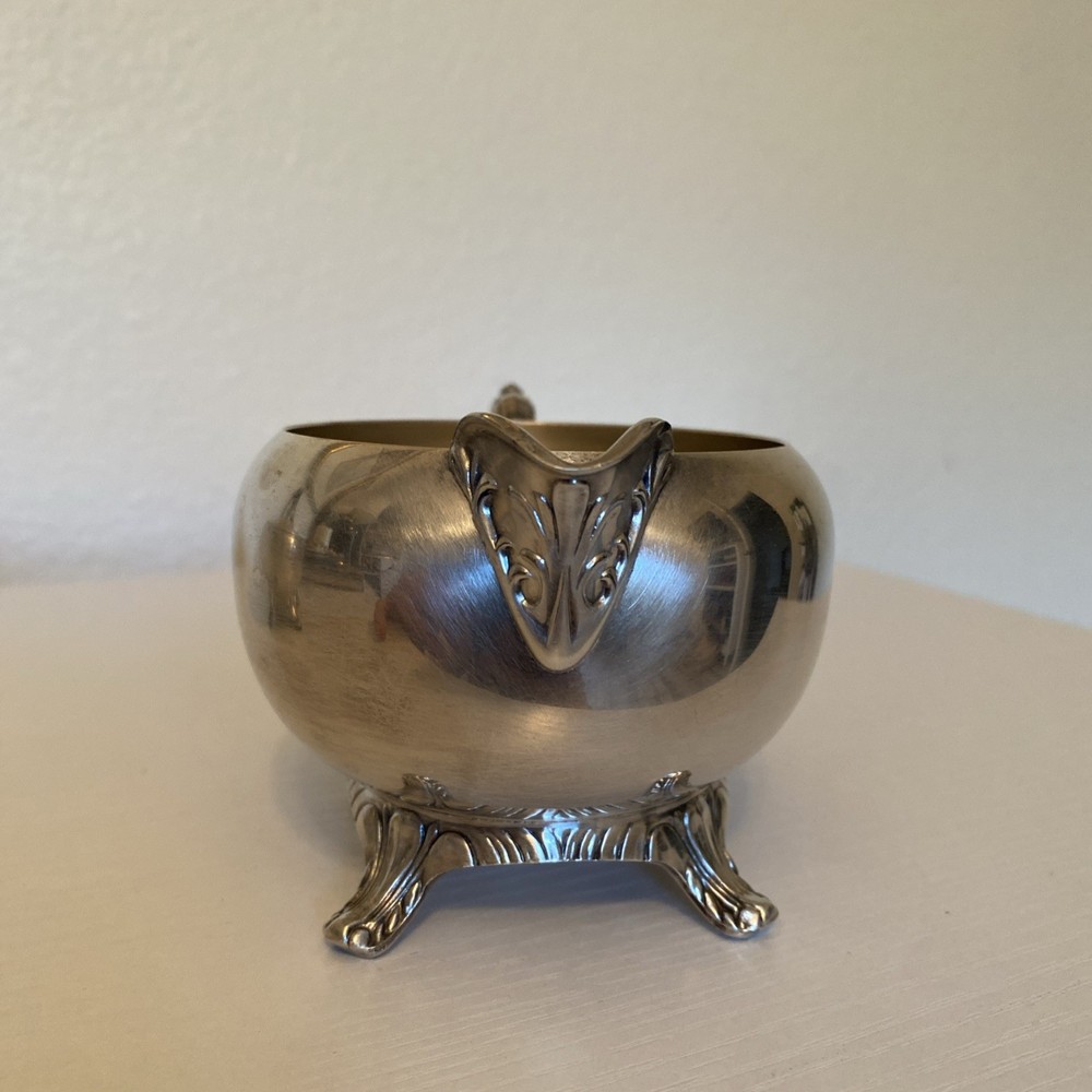 Vintage Silverplate Sugar & Creamer Set Footed – Replacement