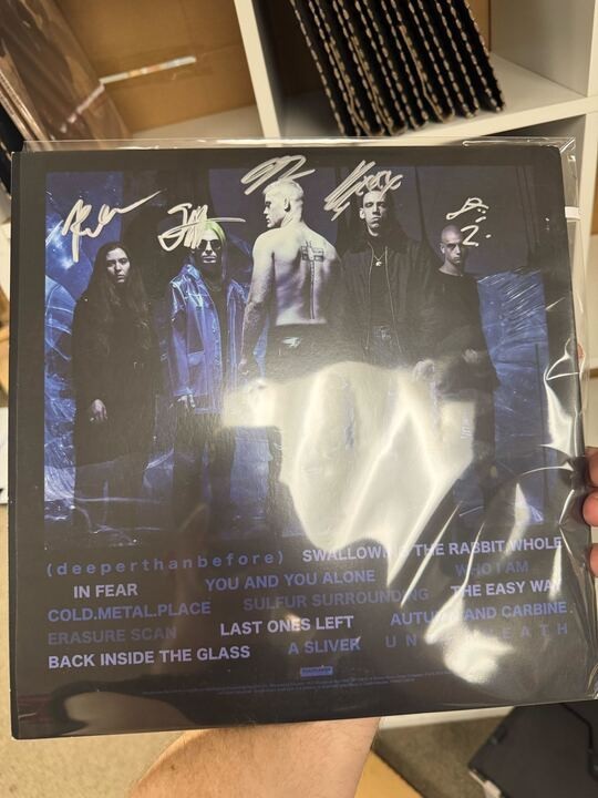 CODE ORANGE Underneath LP Vinyl Lenticular signed sleeve NM-
