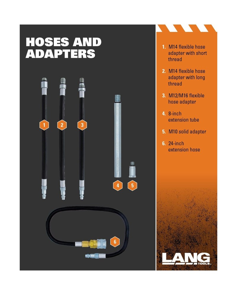 Lang Tools TU-30A Compression Tester Set