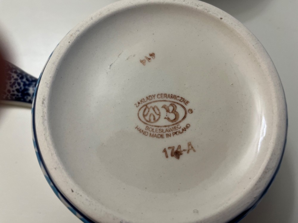 BOLESLAWIEC Sauce pot