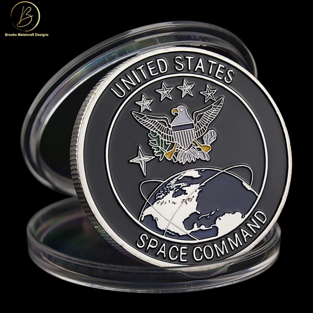 US Space Force Logo US Command Commemorative Challenge Coin