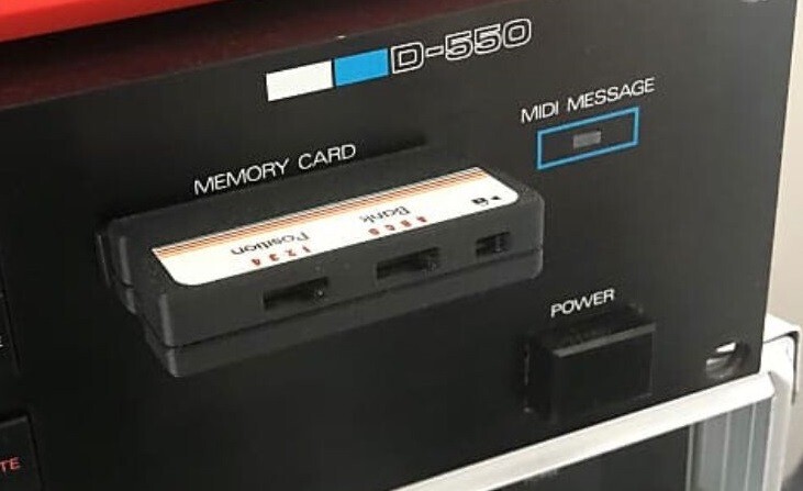 Roland D550 Memory Card with Original Patches 00-05 + PA-Decoder