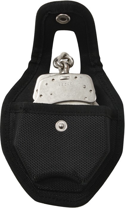 Black Enhanced Molded Tactical Open Style Handcuff Case Pouch