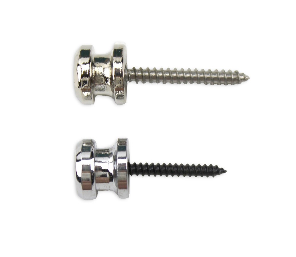 Walker & Williams XSL Extra Long Deep Barrel Chrome Strap Locks For Thick Straps