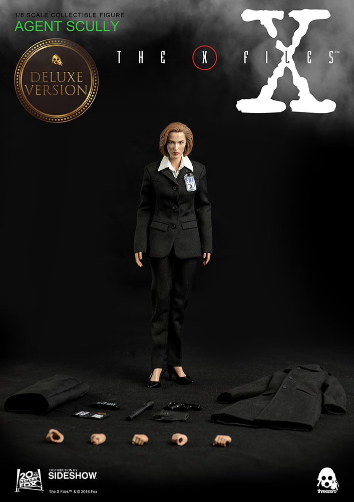 Agent Scully Deluxe Version X-Files 1/6 Scale Figure by Threezero / Sideshow NEW