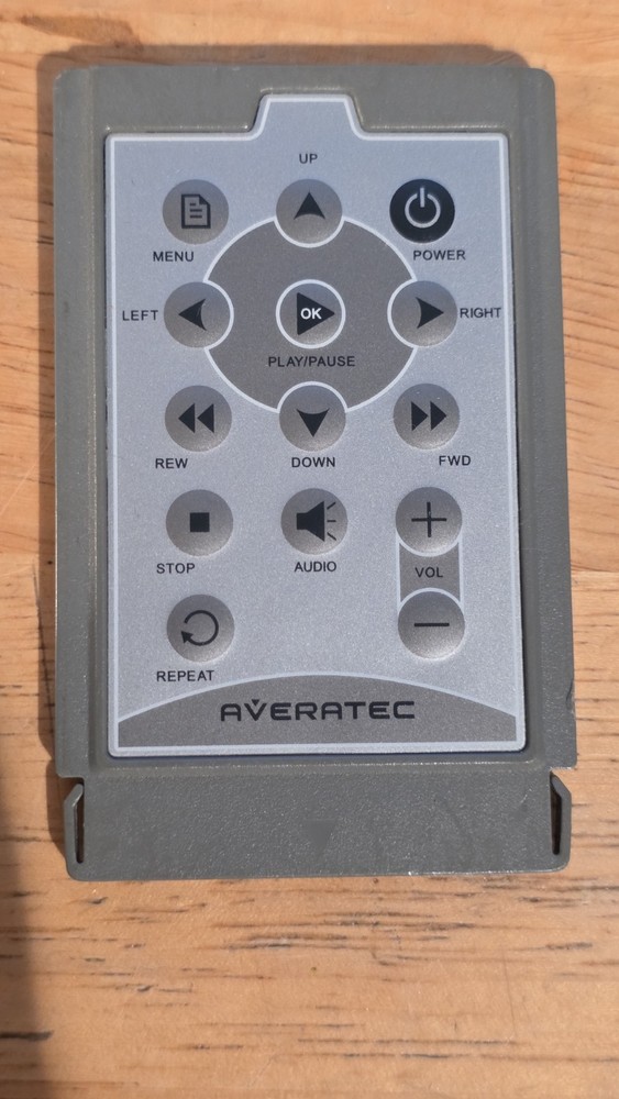 Averatec RC102 PCMCIA Remote Control Card Replacement Tested Working