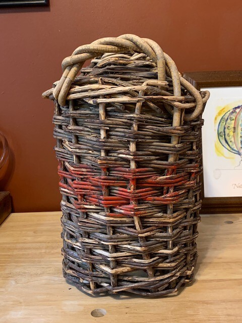 Vintage Wicker Demijohn