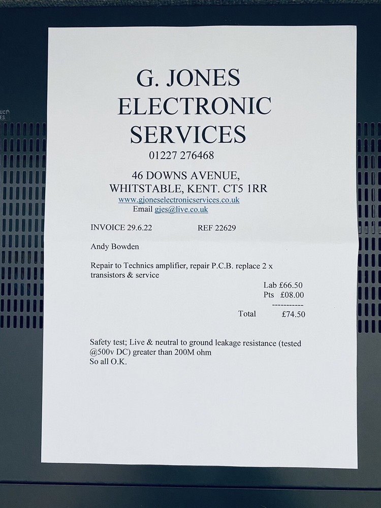 TECHNICS SU-V90D Digital Integrated Amplifier Built In D/A Convert