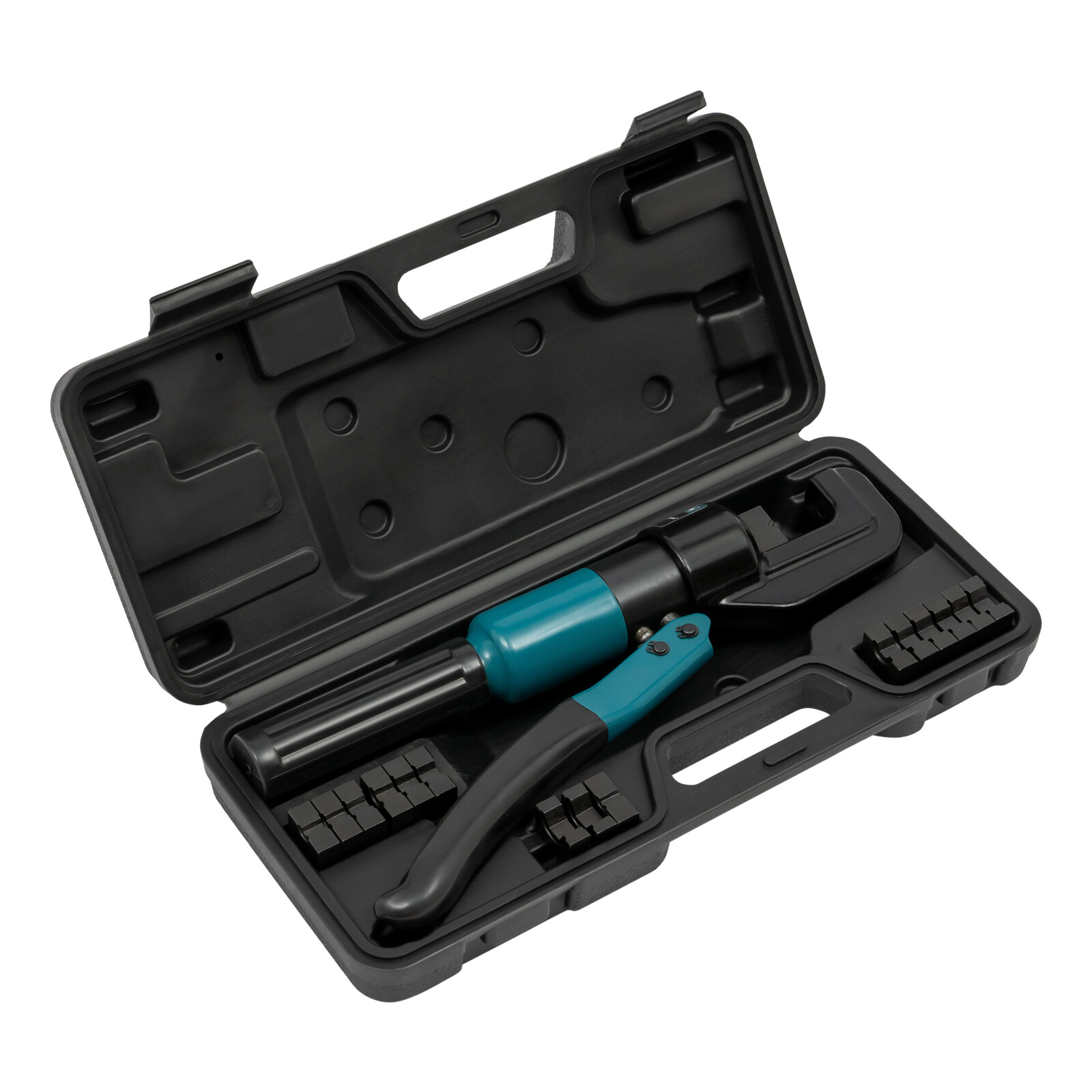 8T Hydraulic Crimper Crimping Tool Wire Rope Swaging Cable Railing Kit+8 Dies