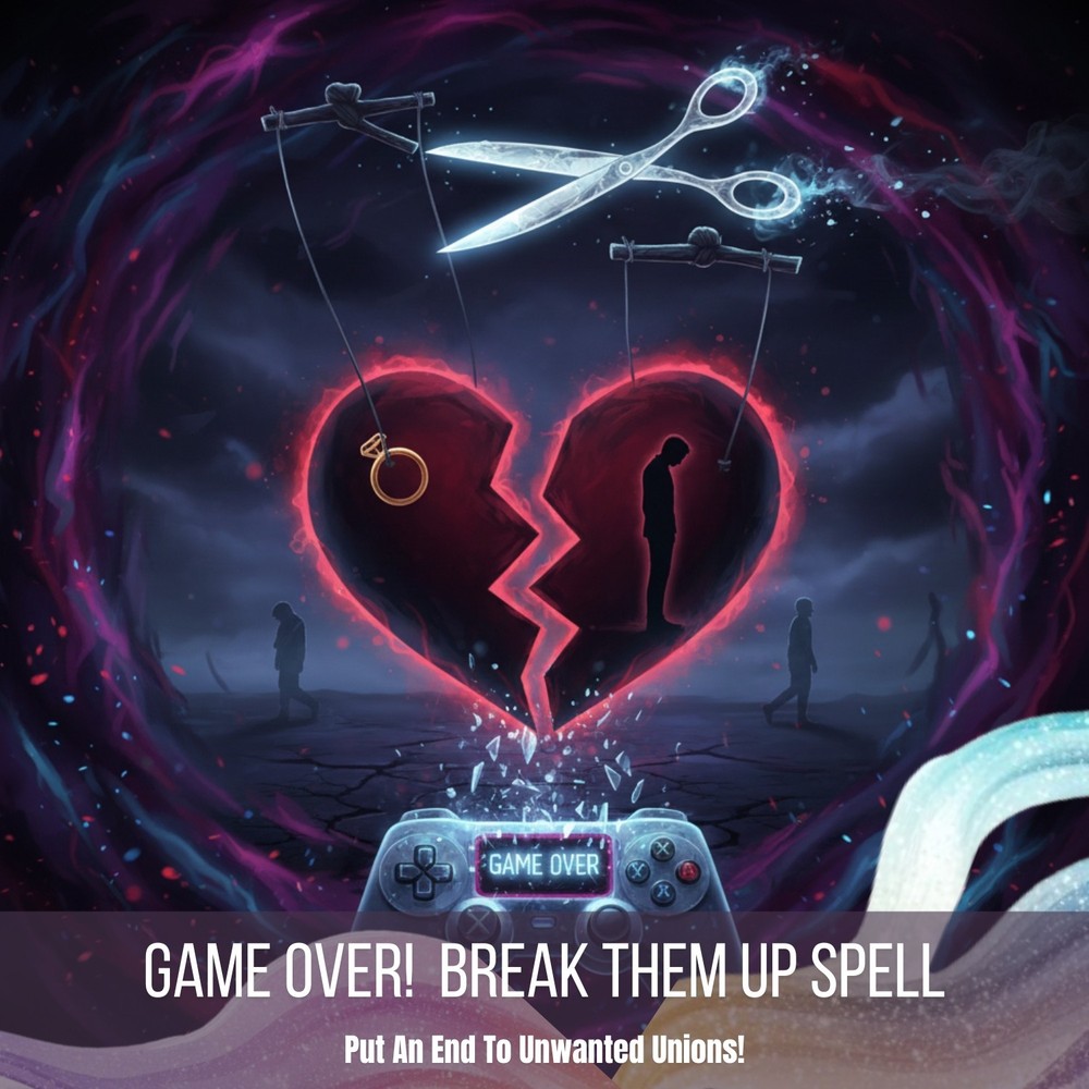 GAME OVER!  BREAK THEM UP SPELL