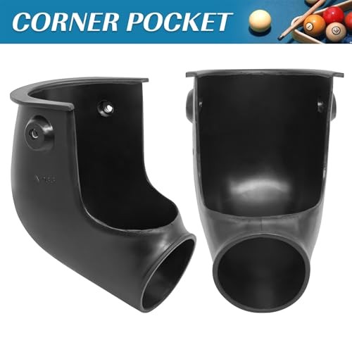 Pool Table Pockets Replacement Pockets for Billiard Table Set of 6