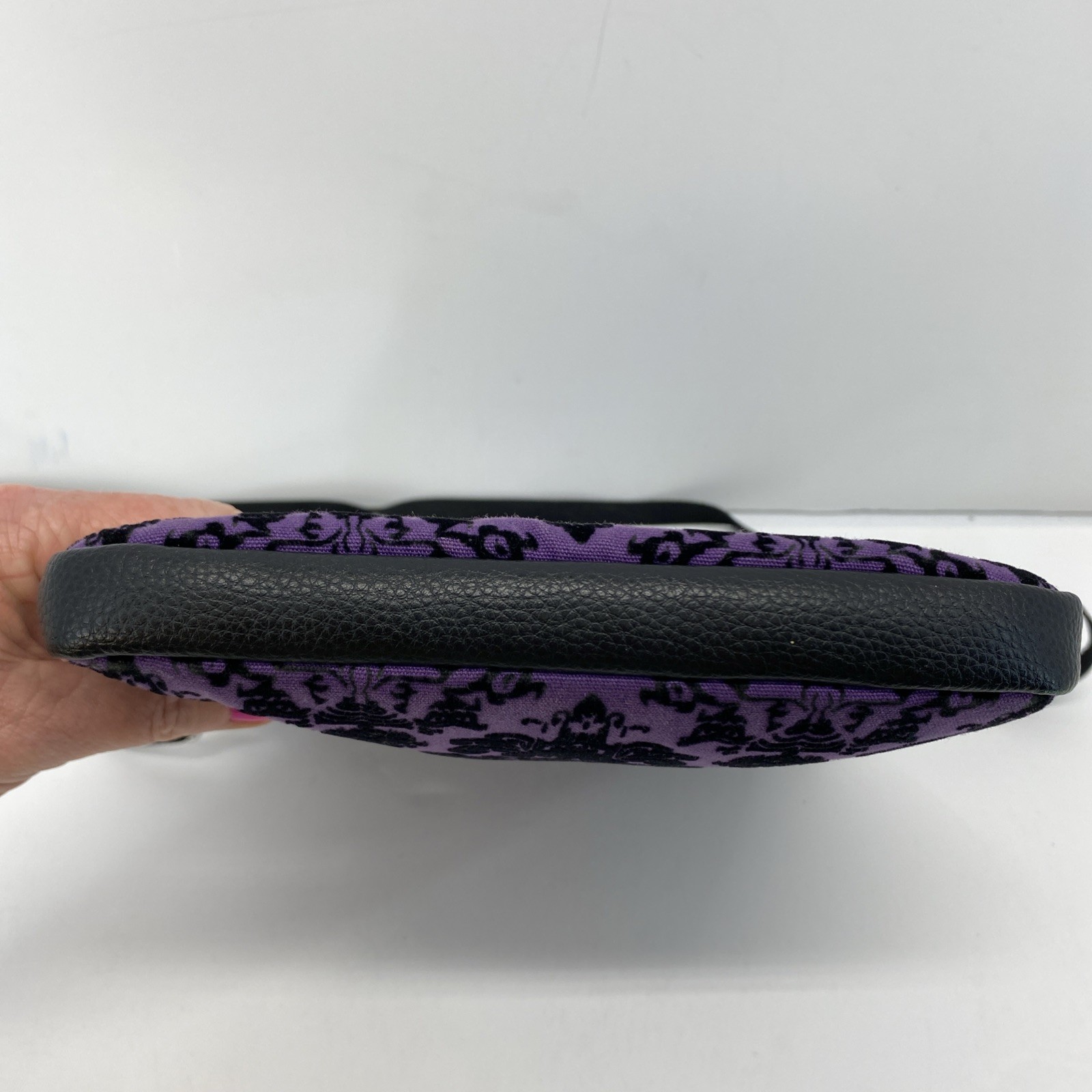 Disney Parks Haunted Mansion Wallpaper Crossbody Bag Purse Adjustable Strap