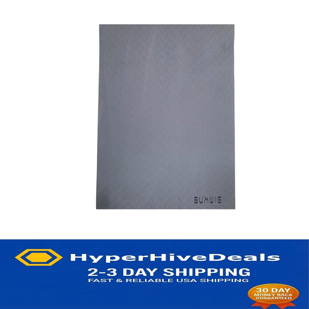 Universal Compatibility Large Exercise Mat for Under Desk Ellipticals - Grey