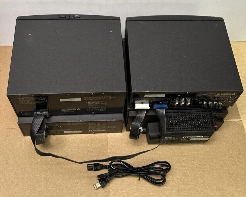 Technics SE-CH505 Component System Tuner Amp CD Changer Works with issues READ