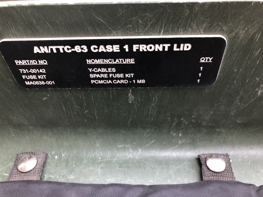 Hardigg Style Rack Mount Case General Dynamics Military Electronics Crate 38.5"