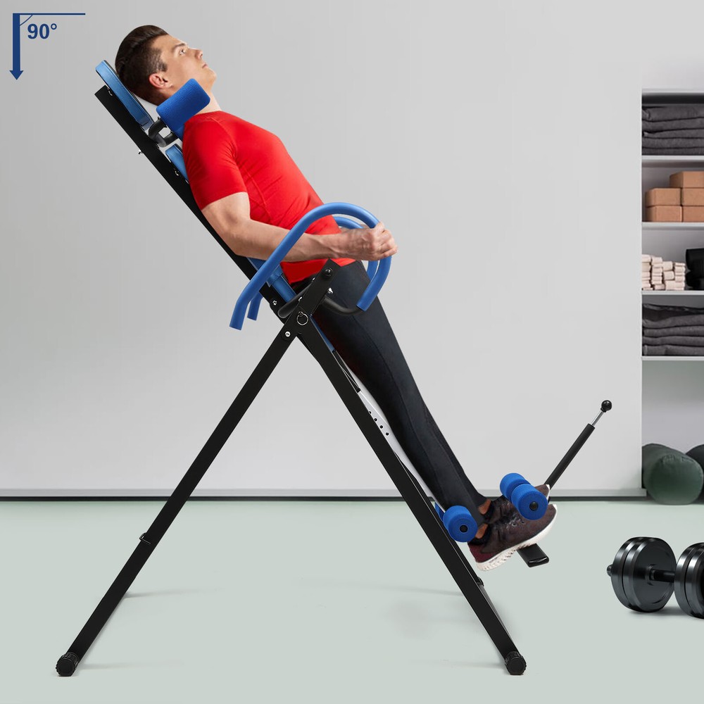 Inversion Table Bench For Back Pain Relief Inversion Therapy 330 lb Adjustable