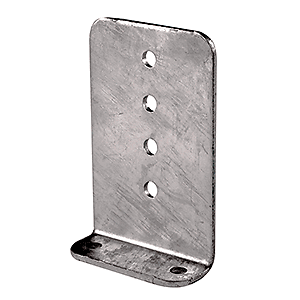 C.E. Smith 10161A40 Vertical 90° Bunk Bracket - 5" x 8" - Aluminum