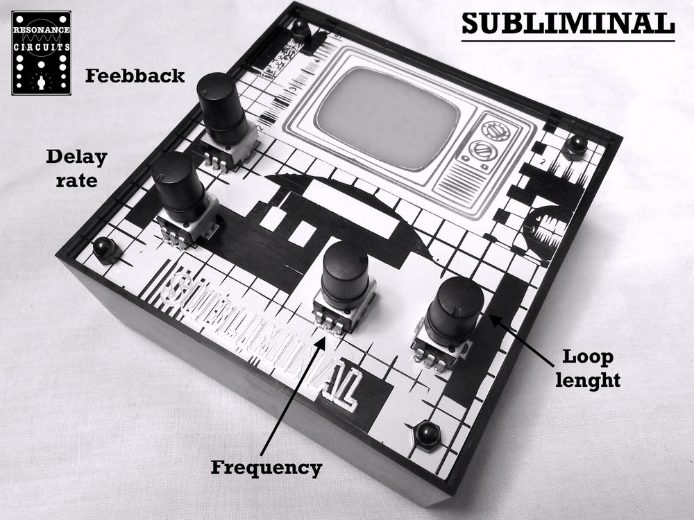 RC Circuit Bent 'Subliminal' Atmospheric Loop Synth Drone Sound Generator