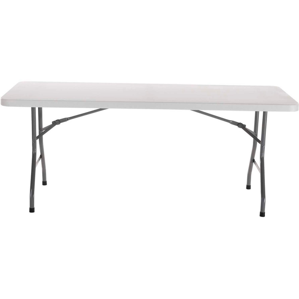 Global Industrial 72" Plastic Folding Table White