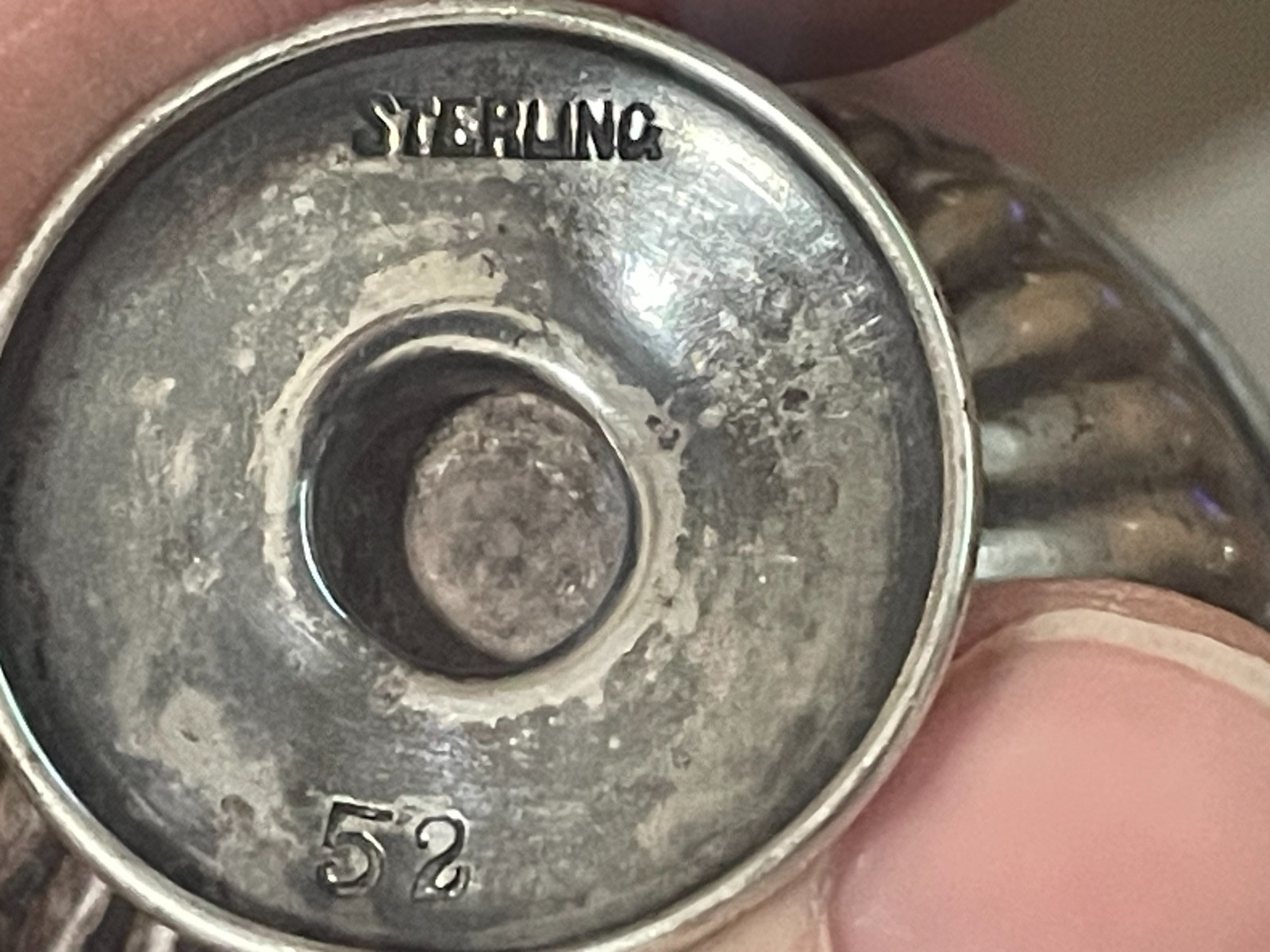 STERLING SILVER FOOTED SALT DIP SALT CELLAR 16 g