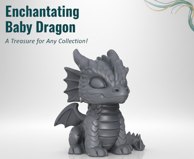 baby dragon figurines