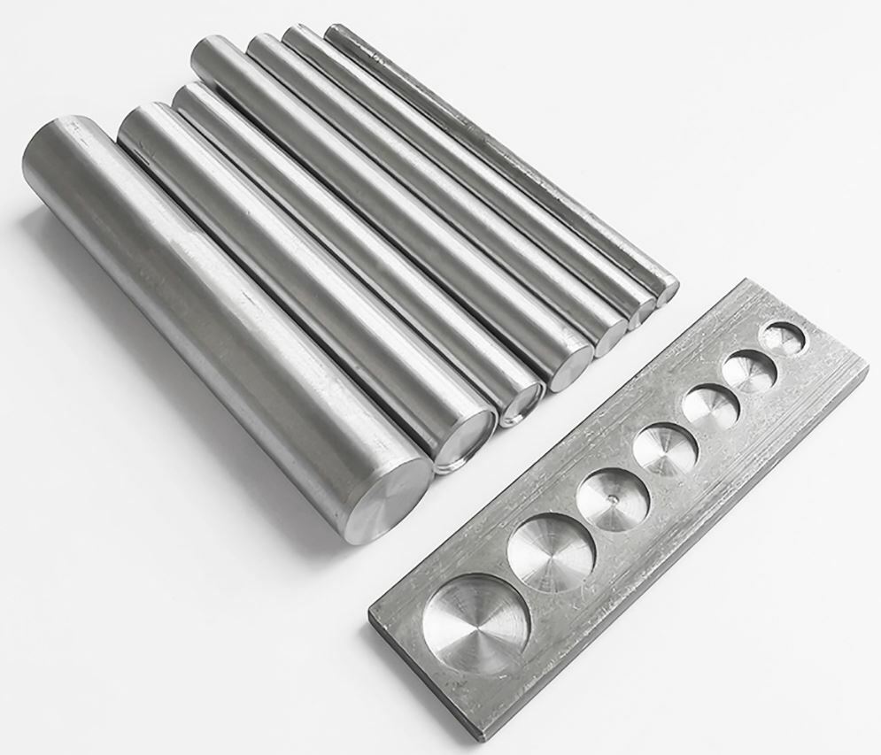 1 Set Rivet Tool Double Cap Rivets Setter Tool Anvil Die Set Punch Tool Leather
