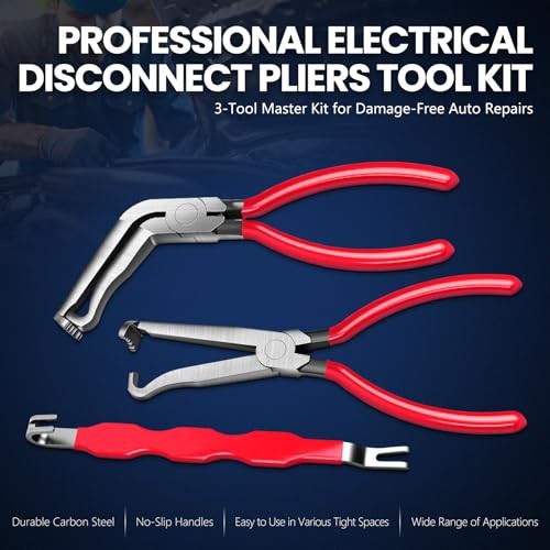 3 PCS Electrical Disconnect Pliers,Electrical Connector Separator for