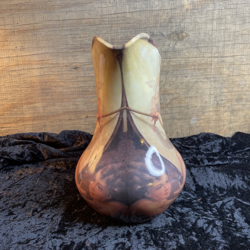 Ceramic Pitcher Formalities by Baum Bros. Cherub Collection