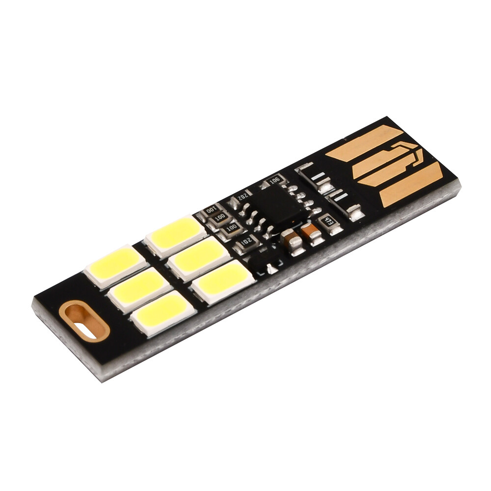 USB LED Night Light Bright Keychain Camping Car Lamp Module With Touch Sensor