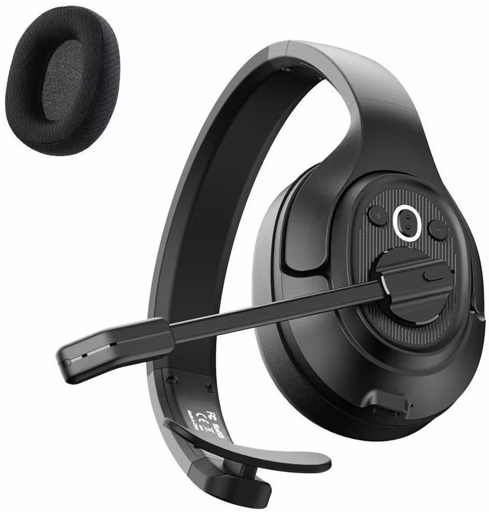 EKSA Telecom - H1 Pro AI-Powered Wireless Headset - Black