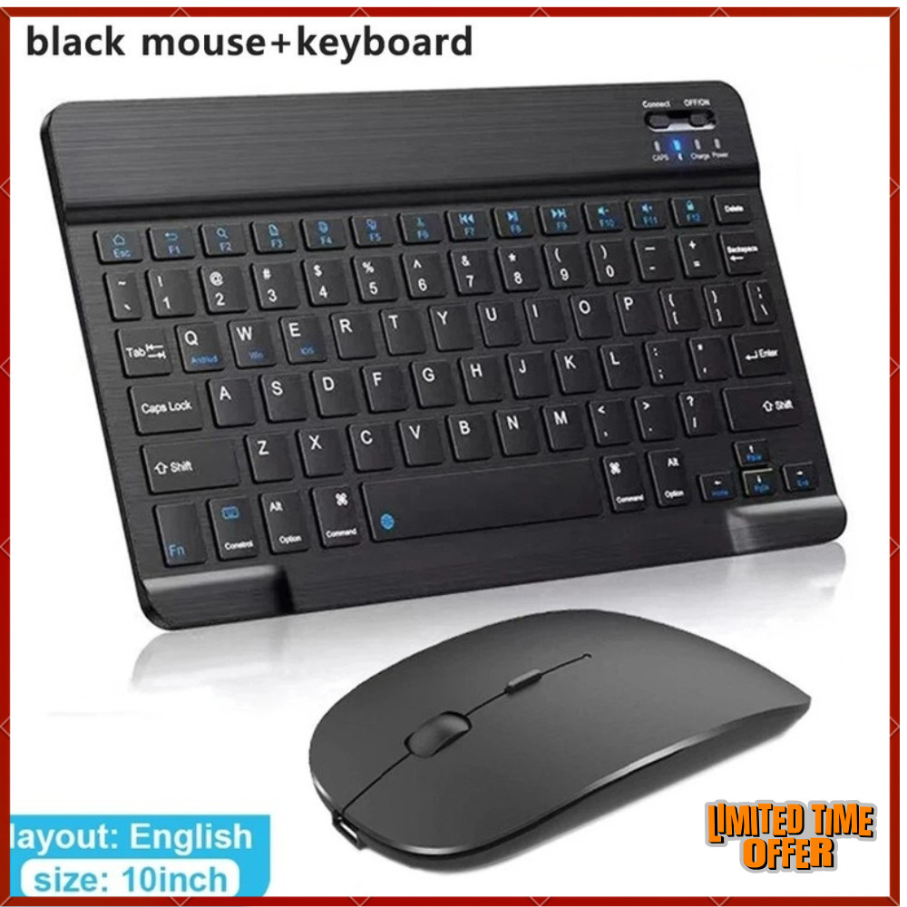 Bluetooth Wireless Keyboard and mouse Rechargeable For Mobile Phones Tablet etc.