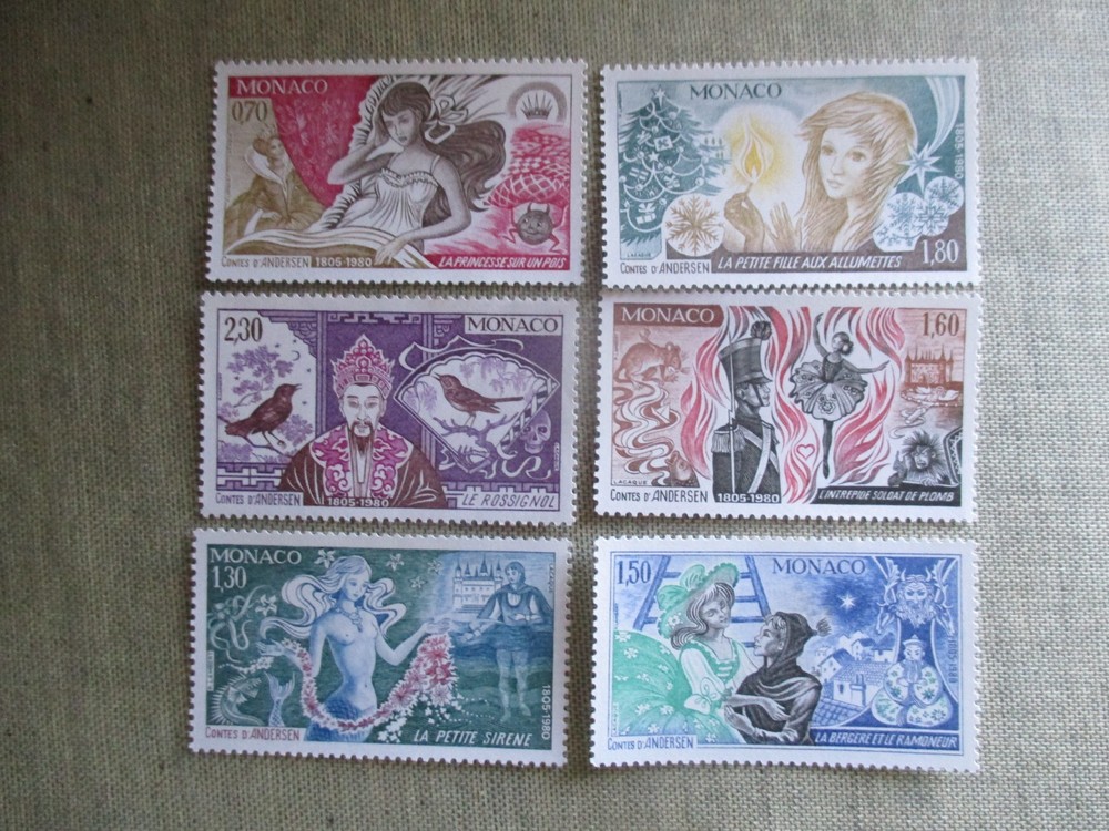 Monaco, Scott# 1236-1241, MNH