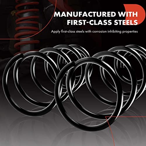 2Pcs Front Suspension Coil Spring Set Compatible with Cadillac DeVille 1994